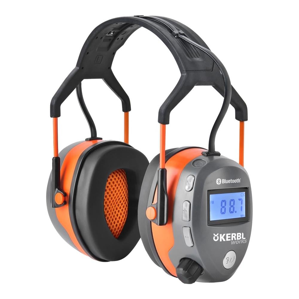 Kerbl Works Multimedia Gehörschutz mit Radio- und Bluetooth-Funktion