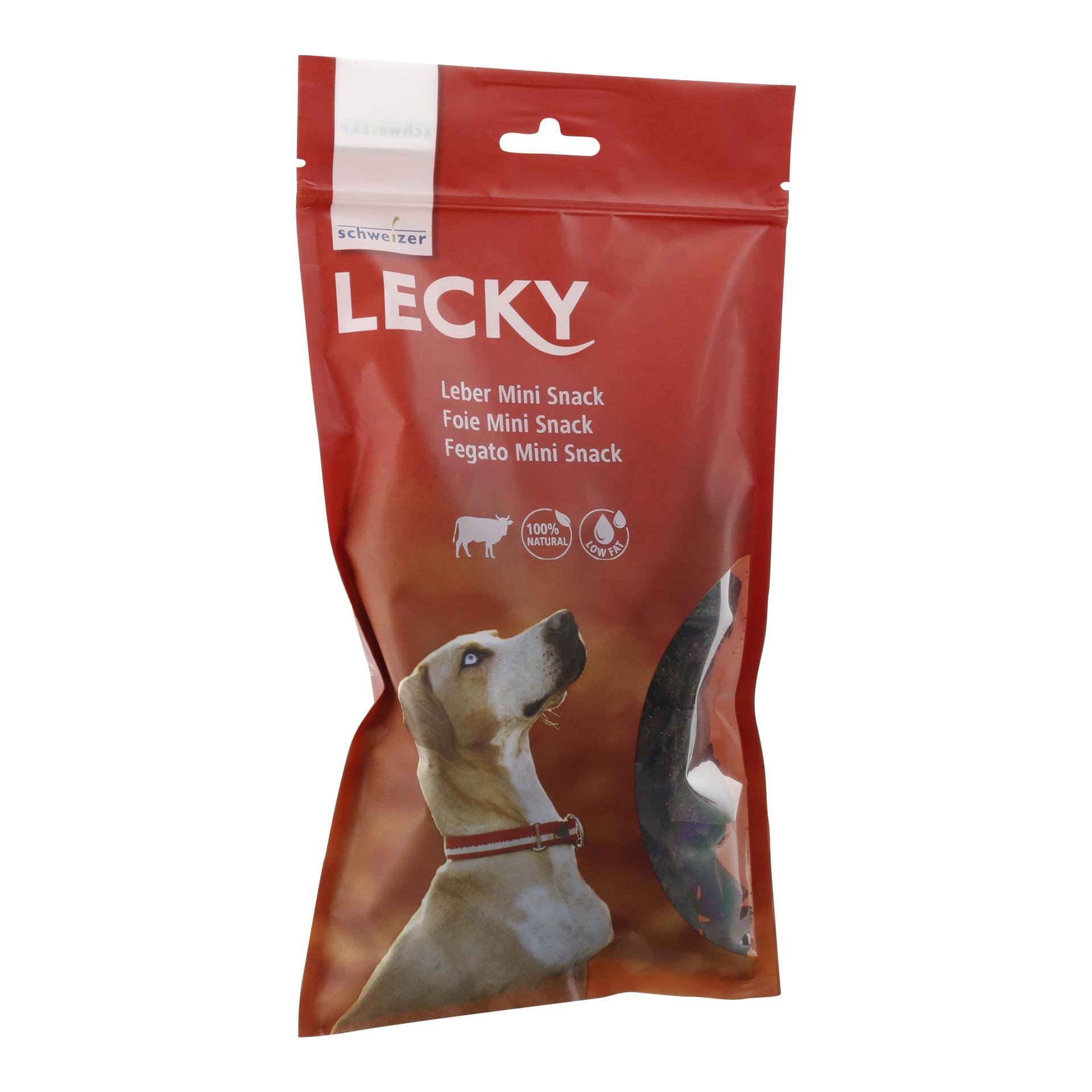 LECKY Leber Mini Snack - Natur - - myluckydog