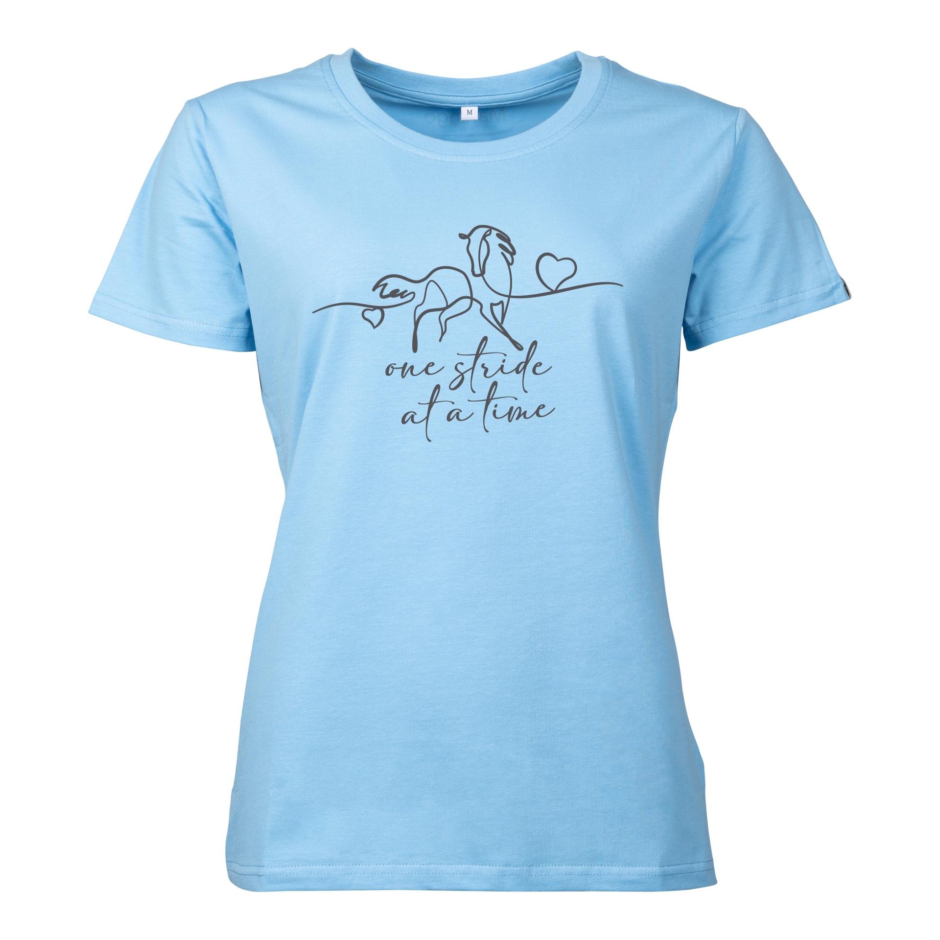 Marengo T-Shirt One Stride at a Time - Bright Sky Blue -