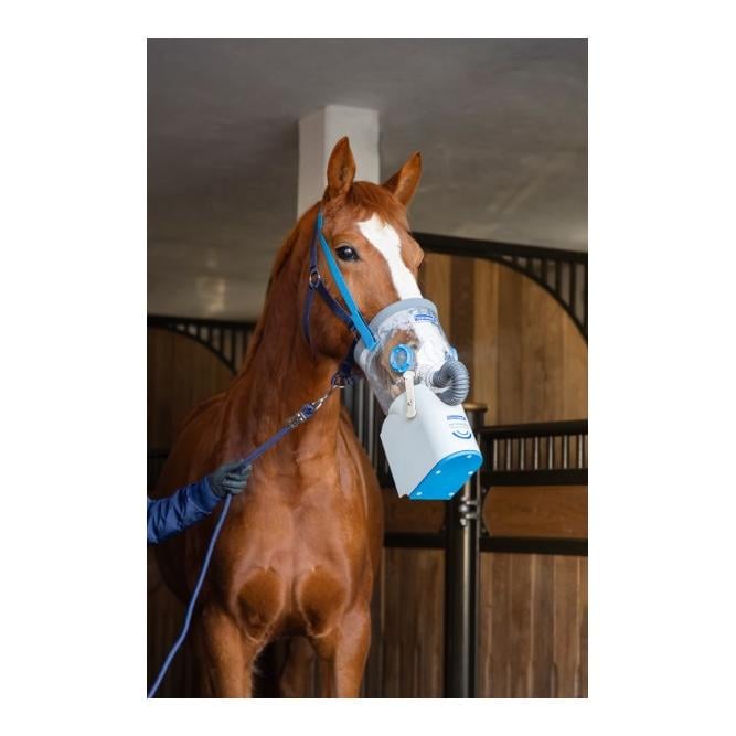 Hippomed Akku-Ultraschall-Inhalator für Pferde AirOne Flex ohne Maske - Weiss -