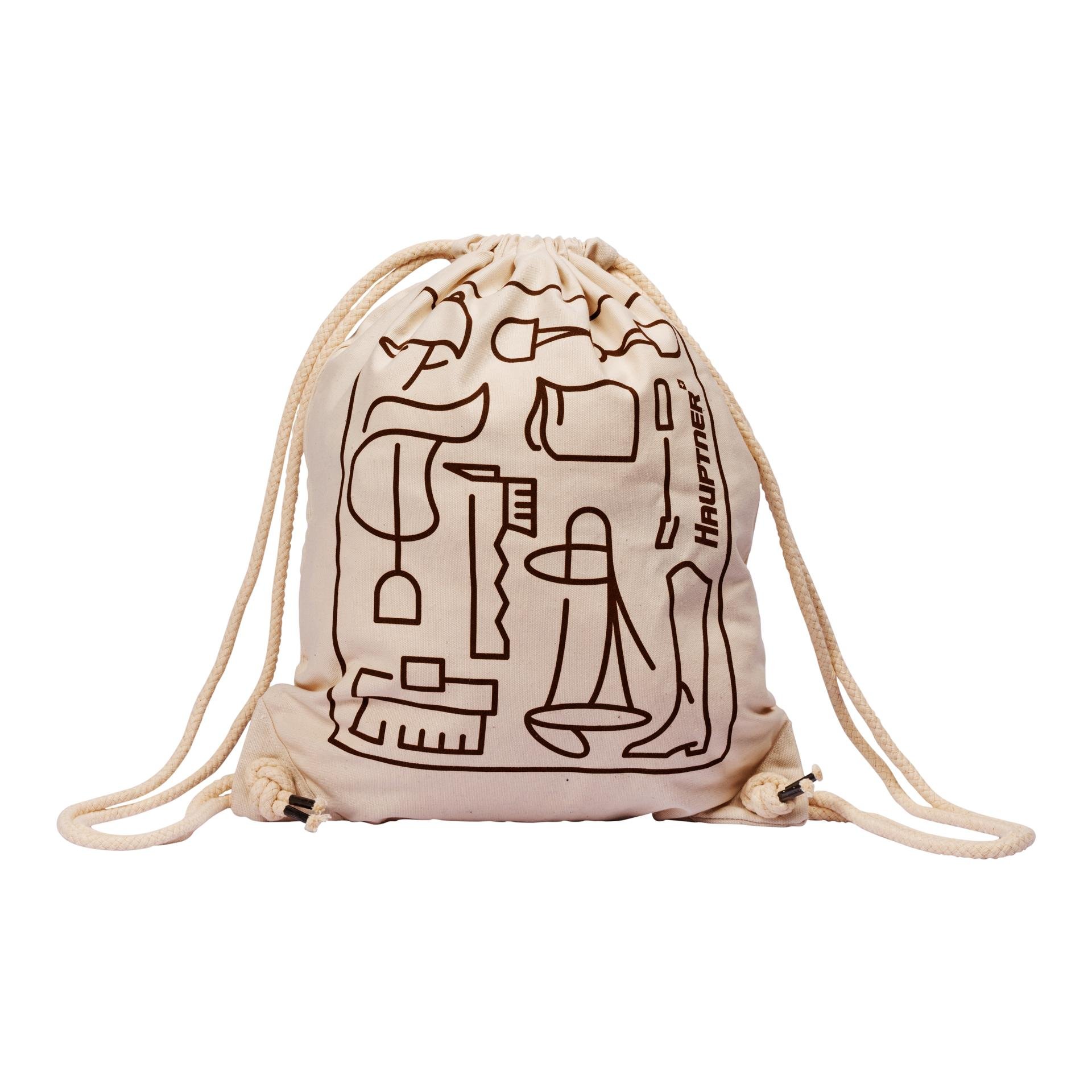 Hauptner Turnbeutel mit Pferde Tools - Hellbraun -