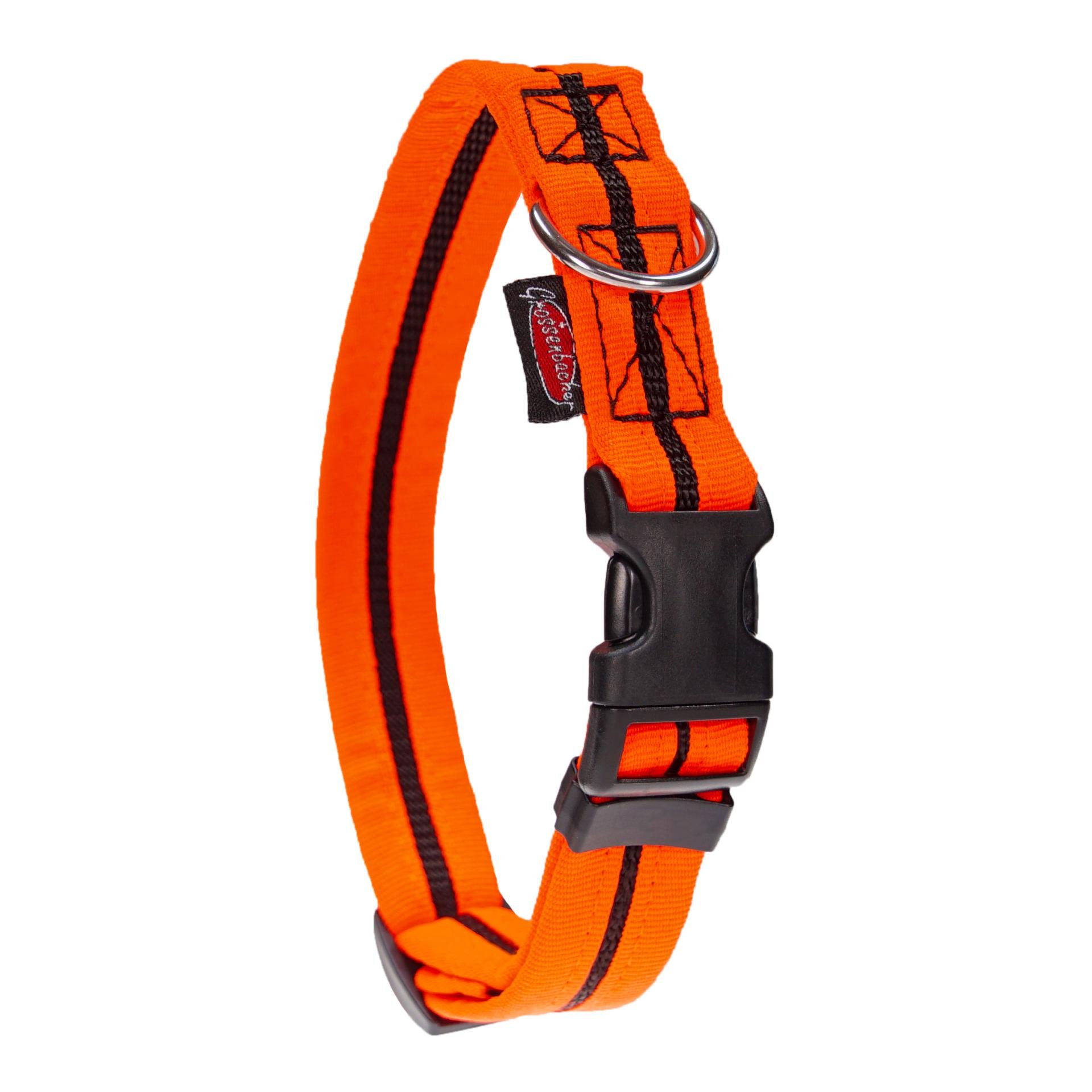 Beat Grossenbacher Halsband eingefasst, direkt - Orange -
