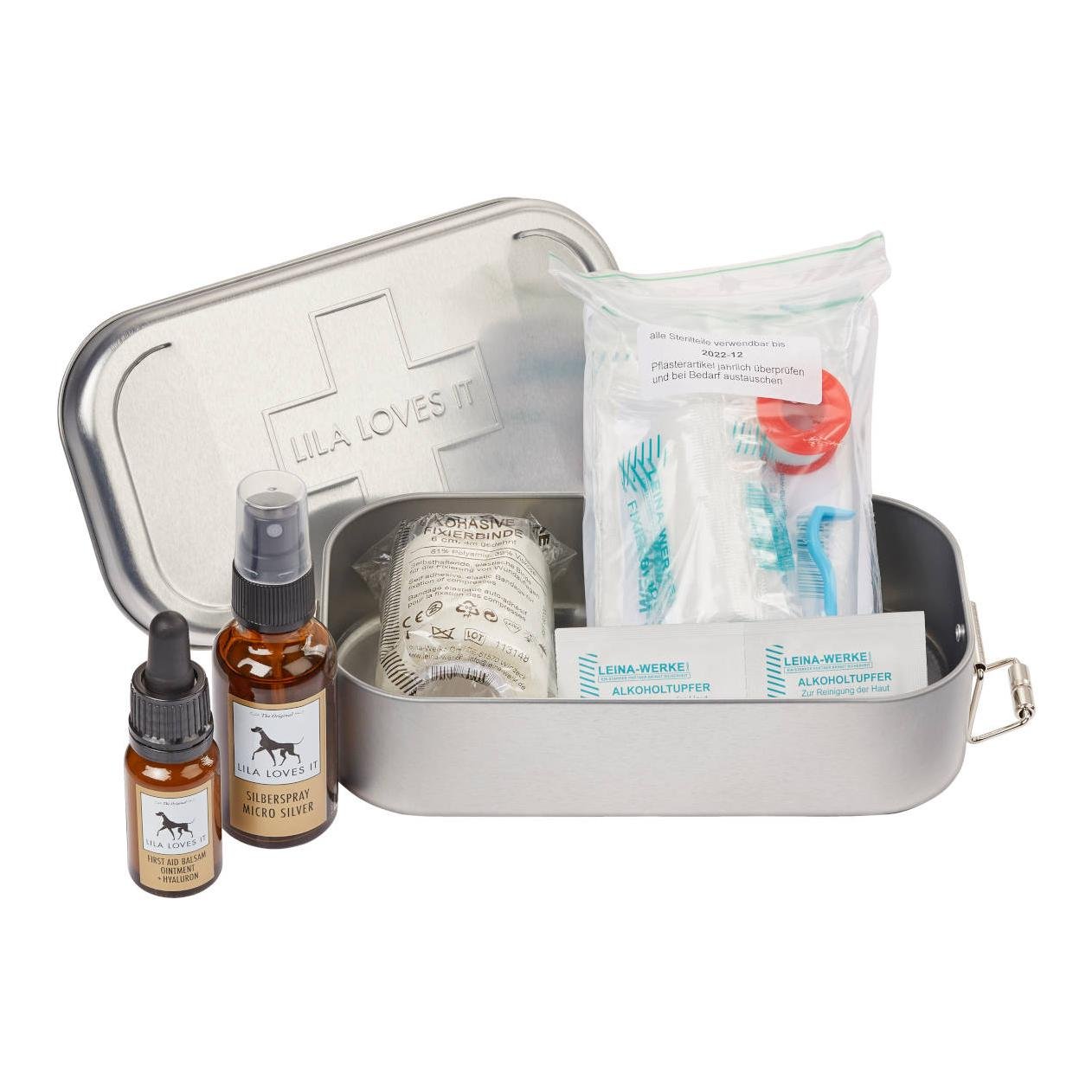 LILA LOVES IT Erste-Hilfe-Box - Silber -