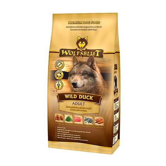Wolfsblut Trockenfutter für Hunde Wild Duck Ente mit Kartoffeln - Natur -