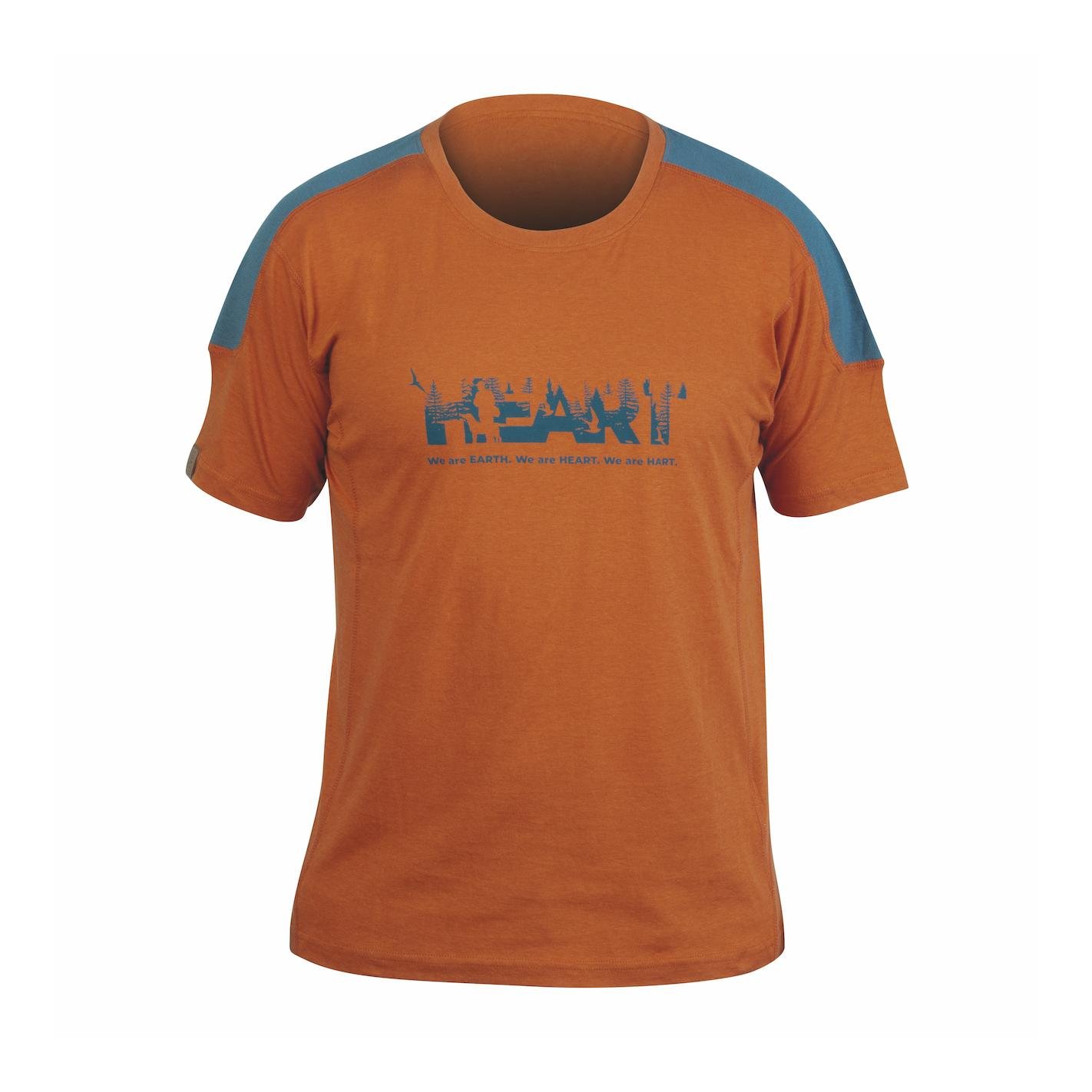 Hart T-Shirt HEART Herren - Orange/Grau -