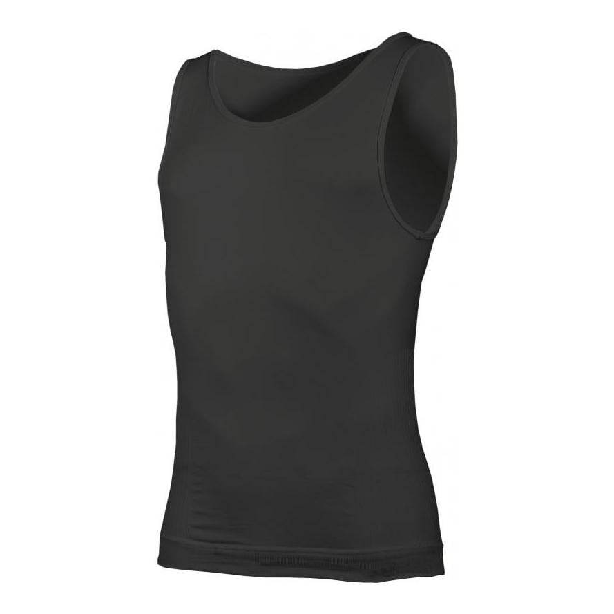 Lasting Atel Nahtlose Herren Unterhemd Light - schwarz