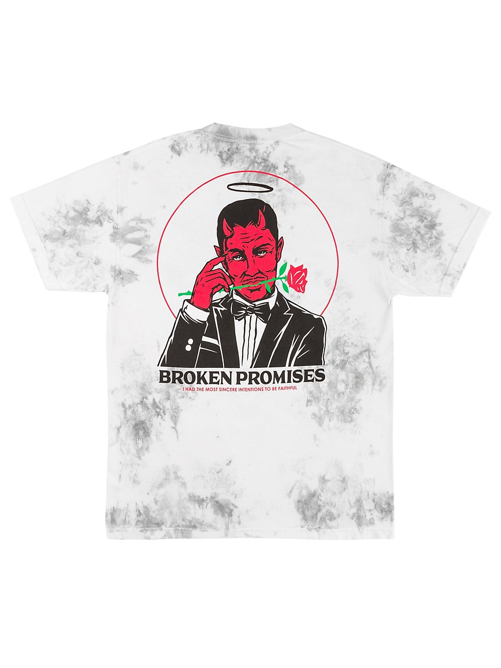 Broken Promises Lucky Lucifer T-Shirt grau