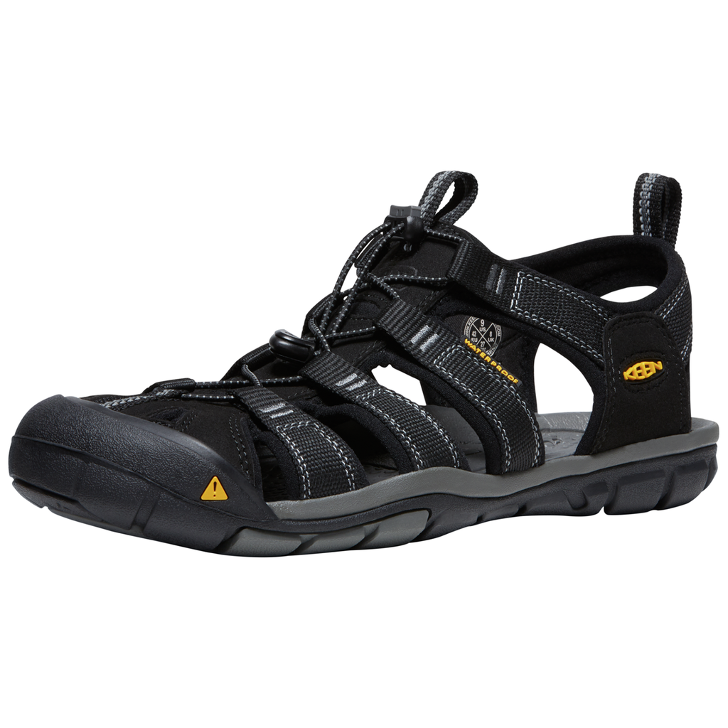 KEEN M Clearwater CNX Trekkingsandalen Herren, black/gargoyle, Grösse: 40