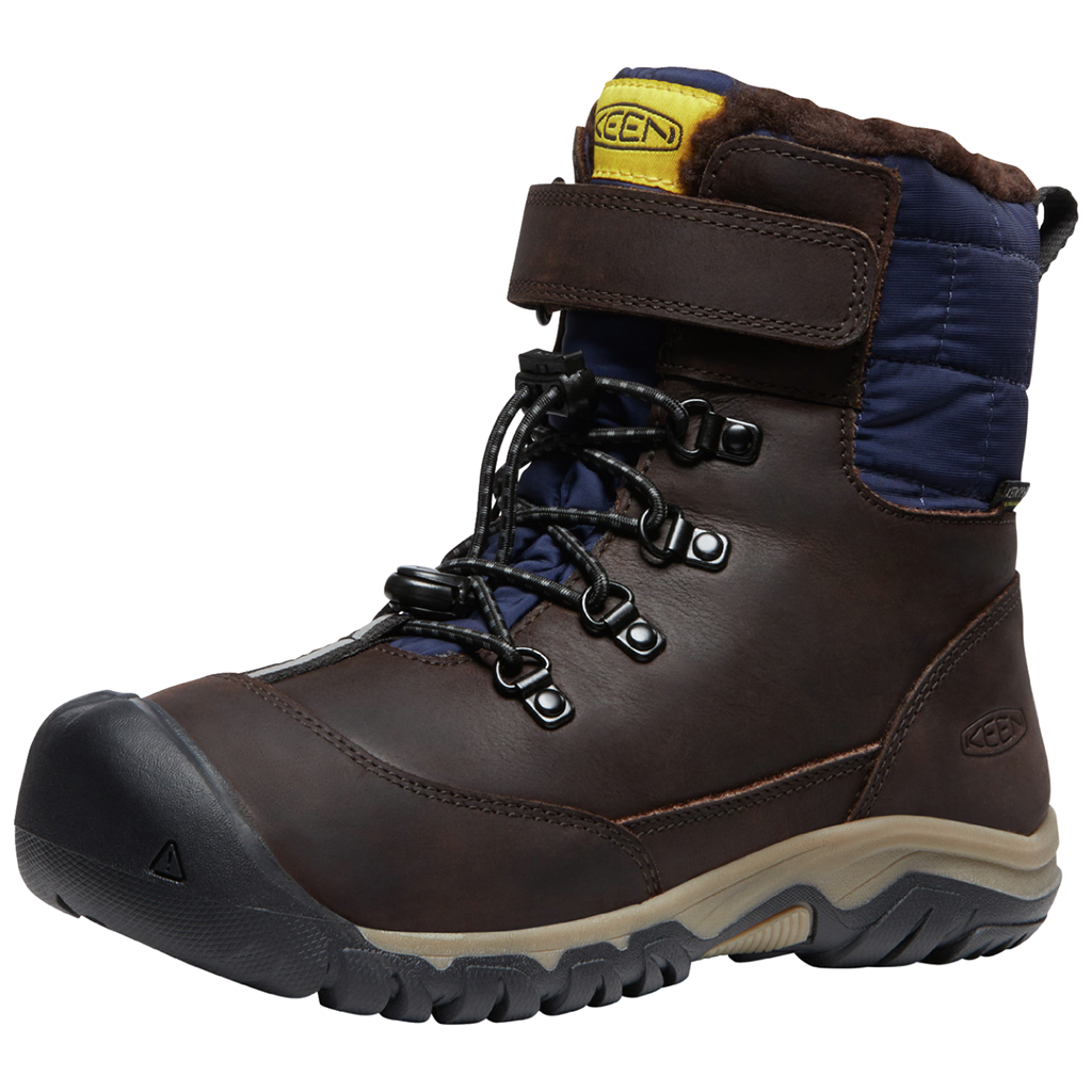 KEEN Kids Y Kanibou WP Winterschuhe unisex, java/naval academy, Grösse: 37