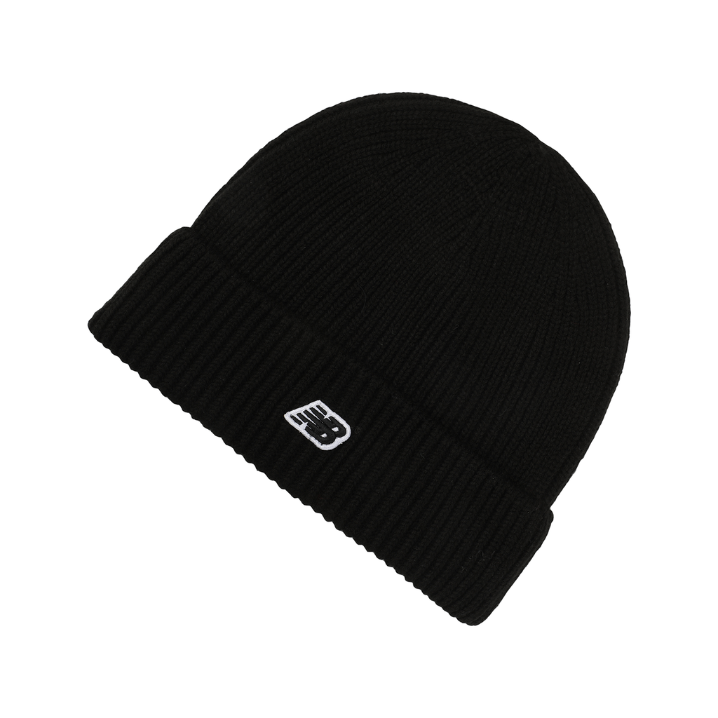 New Balance Winter Watchman Beanie NB Patch V3.0  unisex, schwarz, Grösse: one size