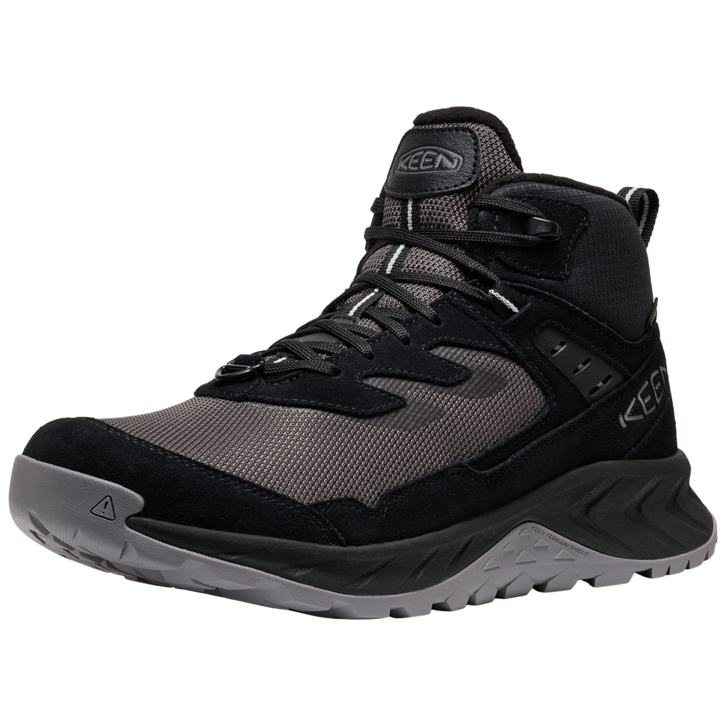 KEEN M Hightrail Mid Polar Winterschuhe Herren, black/steel grey, Grösse: 45