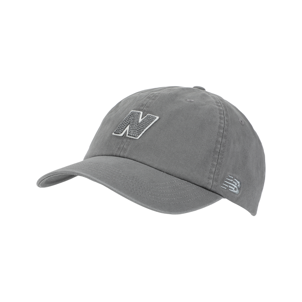 New Balance 6 Panel Block N Hat V 2.0 unisex, grau, Grösse: one size