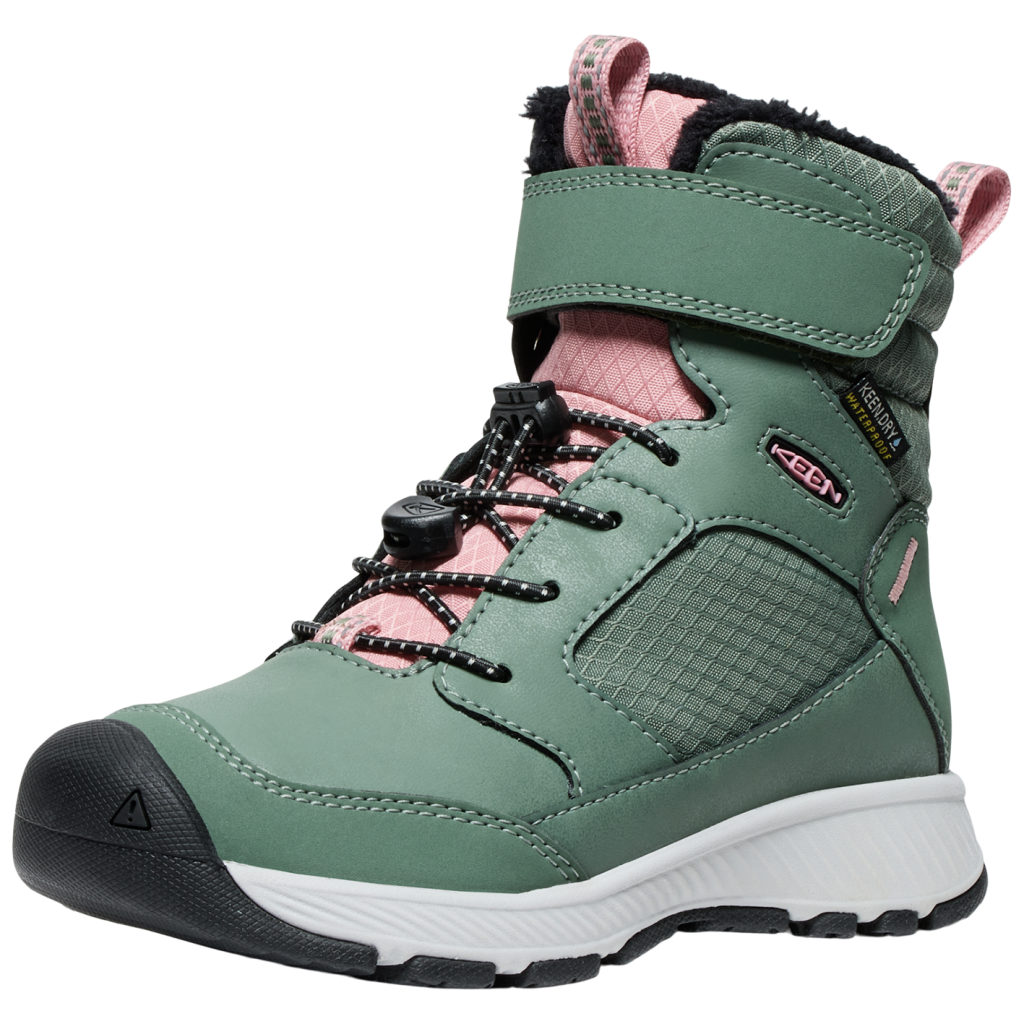 KEEN Kids C Skua Winter WP Winterschuhe unisex, dark forest/rose elegance, Grösse: 30
