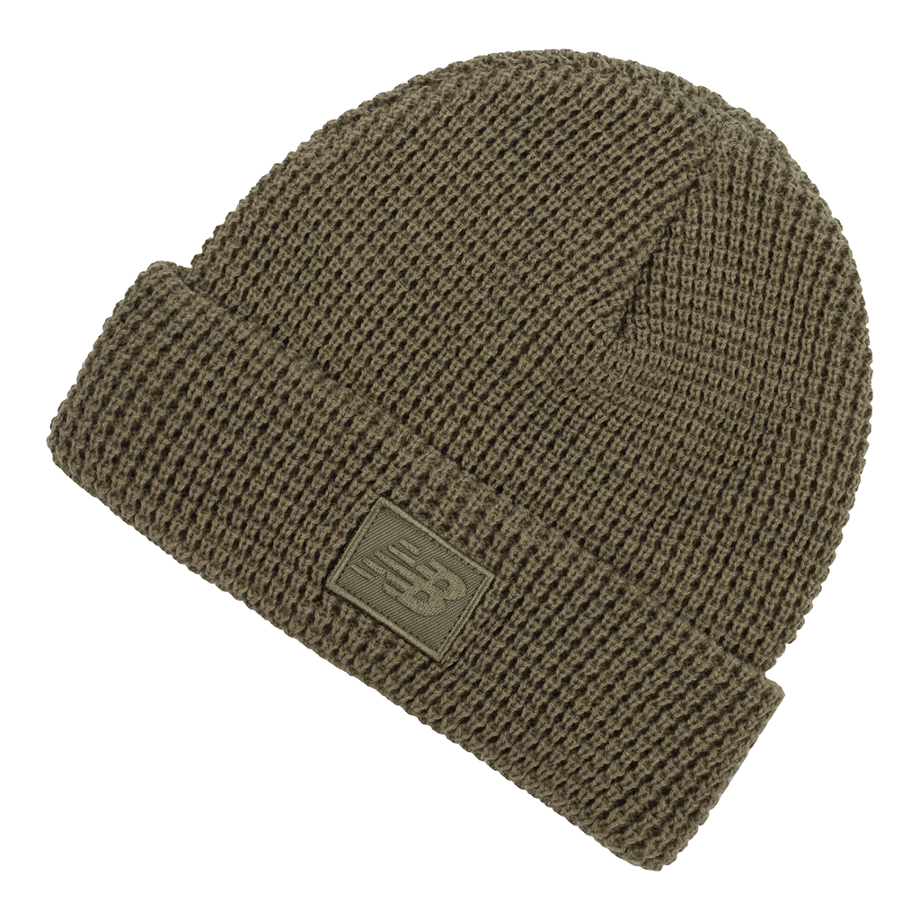 New Balance Waffle Knit Cuffed Beanie  unisex, grün, Grösse: one size
