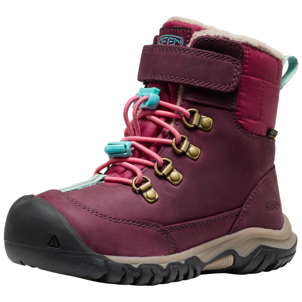 KEEN Kids C Kanibou WP Winterschuhe unisex, fig/pink lemonade, Grösse: 31