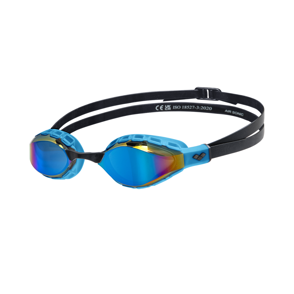Arena Air Sonic Mirror Wettkampfschwimmbrille unisex Blau, Grösse: one size