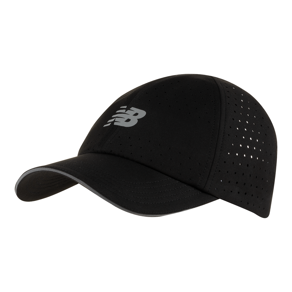New Balance 6 Panel Pro Run Hat  unisex, schwarz, Grösse: one size