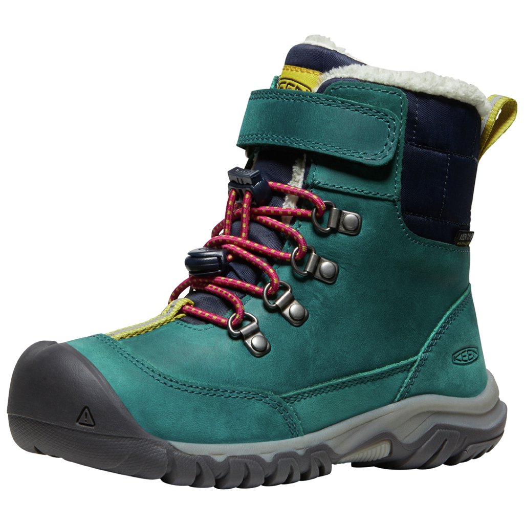 KEEN Kids C Kanibou WP Winterschuhe unisex, deep lagoon/jazzy, Grösse: 24