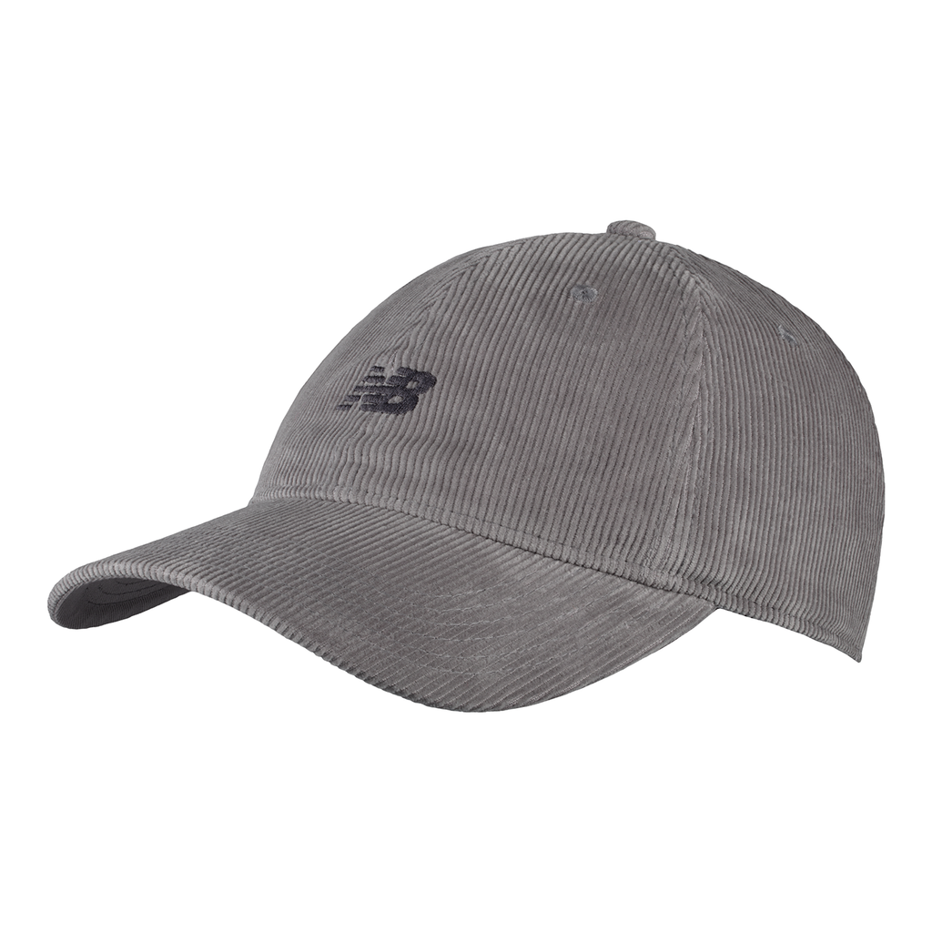 New Balance 6 Panel Washed Corduroy Hat  unisex, grau, Grösse: one size