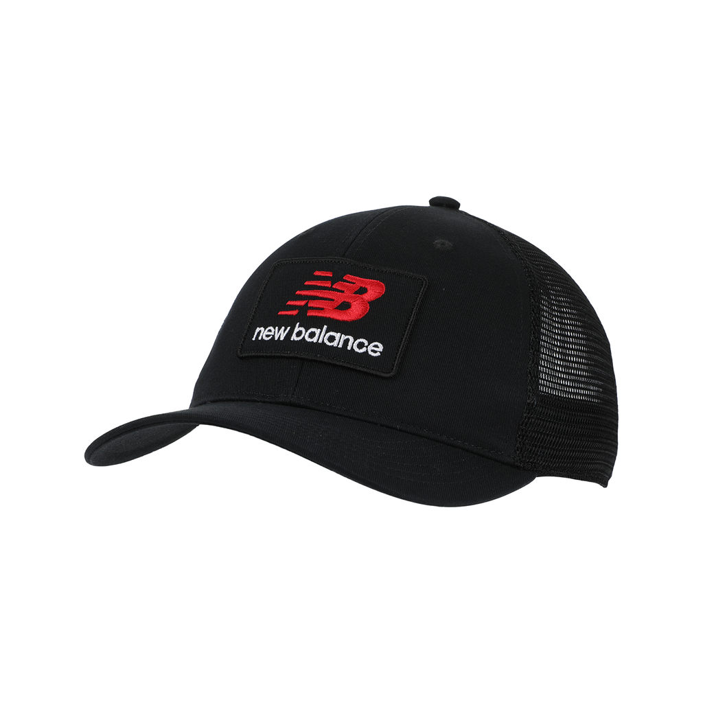 New Balance Stacked Patch Logo Trucker  unisex, schwarz, Grösse: one size