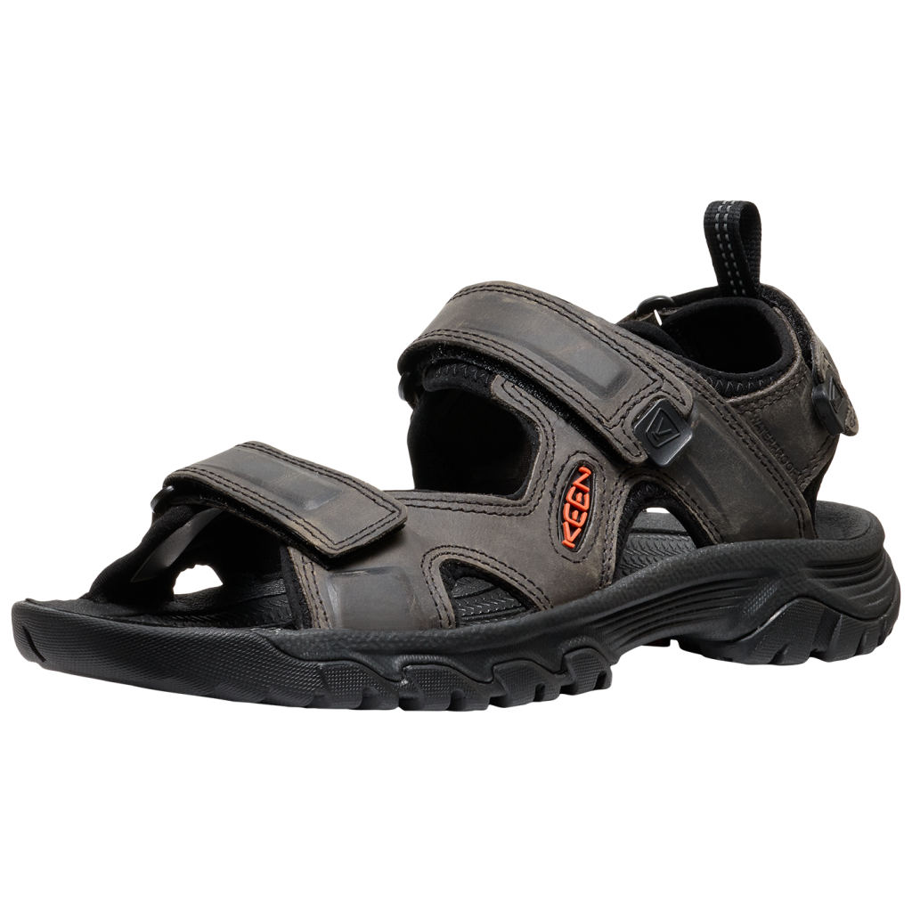 KEEN M Targhee III Open Toe Sandal Trekkingsandalen Herren, grey/black, Grösse: 44