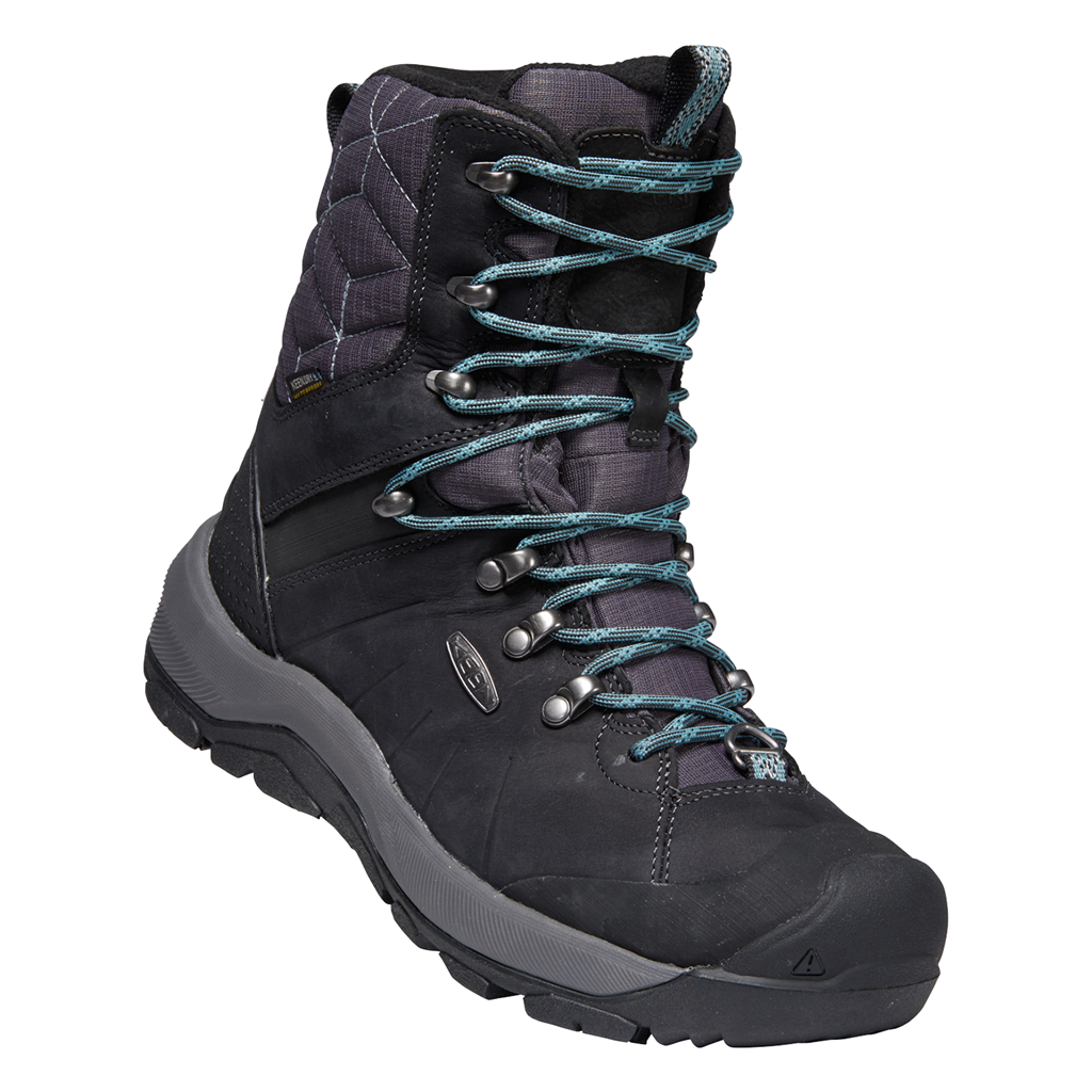 KEEN W Revel IV High Polar Winterschuhe Damen, raven/north atlantic, Grösse: 42