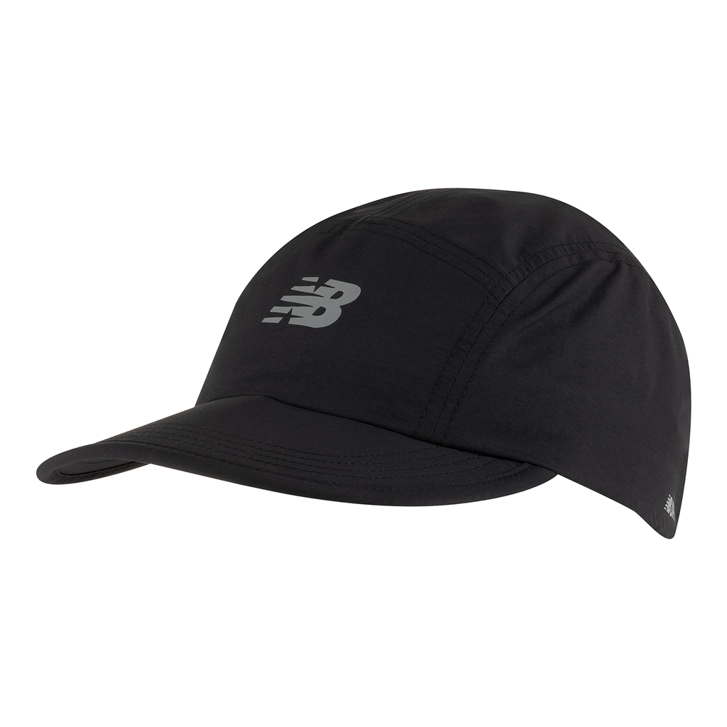 New Balance 5 Panel Everyday Trainer Hat unisex, schwarz, Grösse: one size