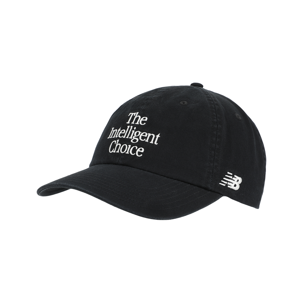 New Balance 6 Panel The Intelligent Choice Hat  unisex, schwarz, Grösse: one size
