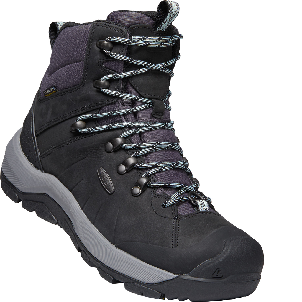 KEEN W Revel IV Mid Polar Winterschuhe Damen, black/harbor grey, Grösse: 36
