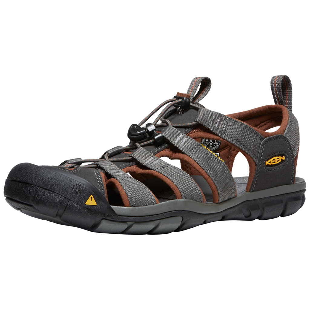 KEEN M Clearwater CNX Trekkingsandalen Herren, raven/tortoise shell, Grösse: 43