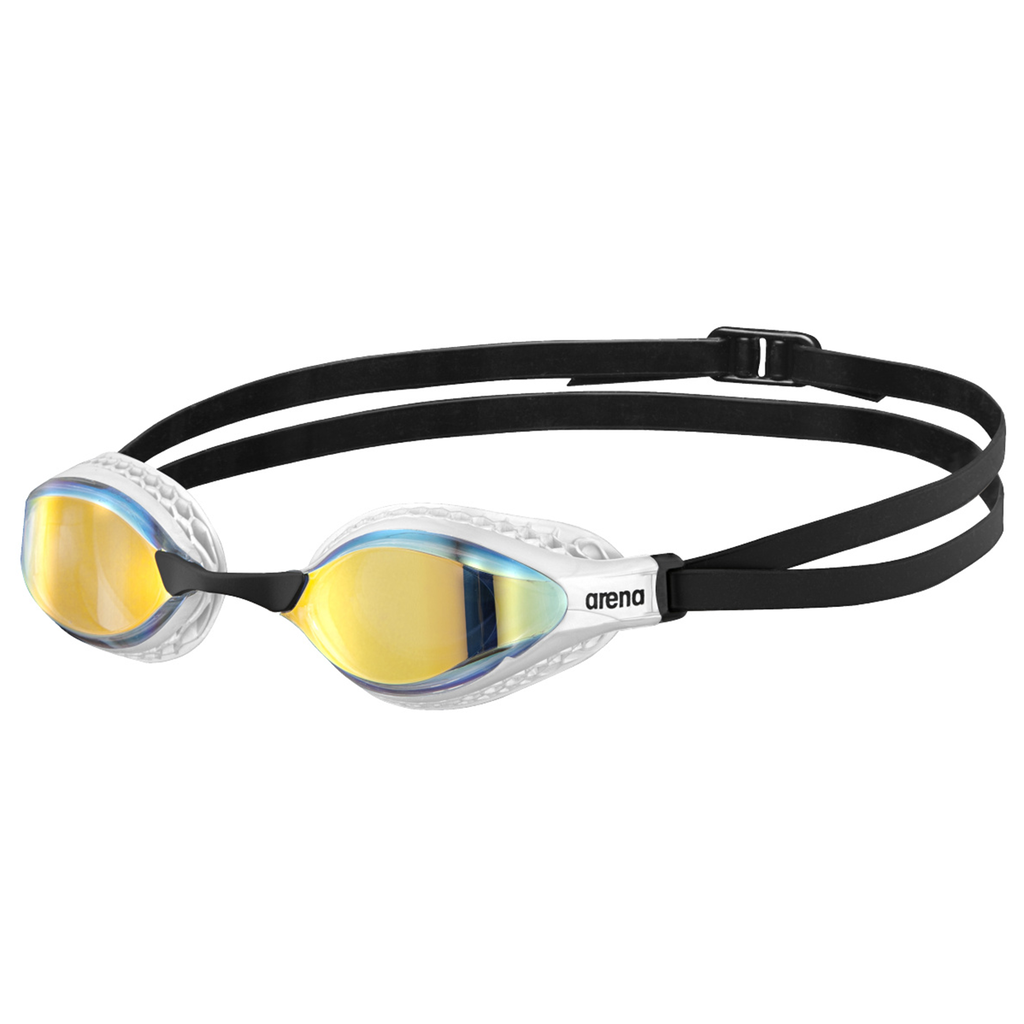 Arena Air-Speed Mirror Schwimmbrille unisex Weiss, Grösse: one size