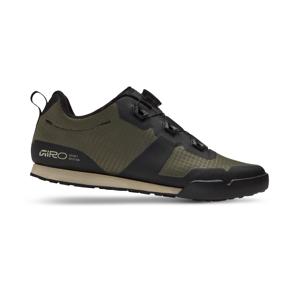 Giro Tracker Boa Flatpedal Schuhe, Farbe: GRÜN, Grösse: 40,