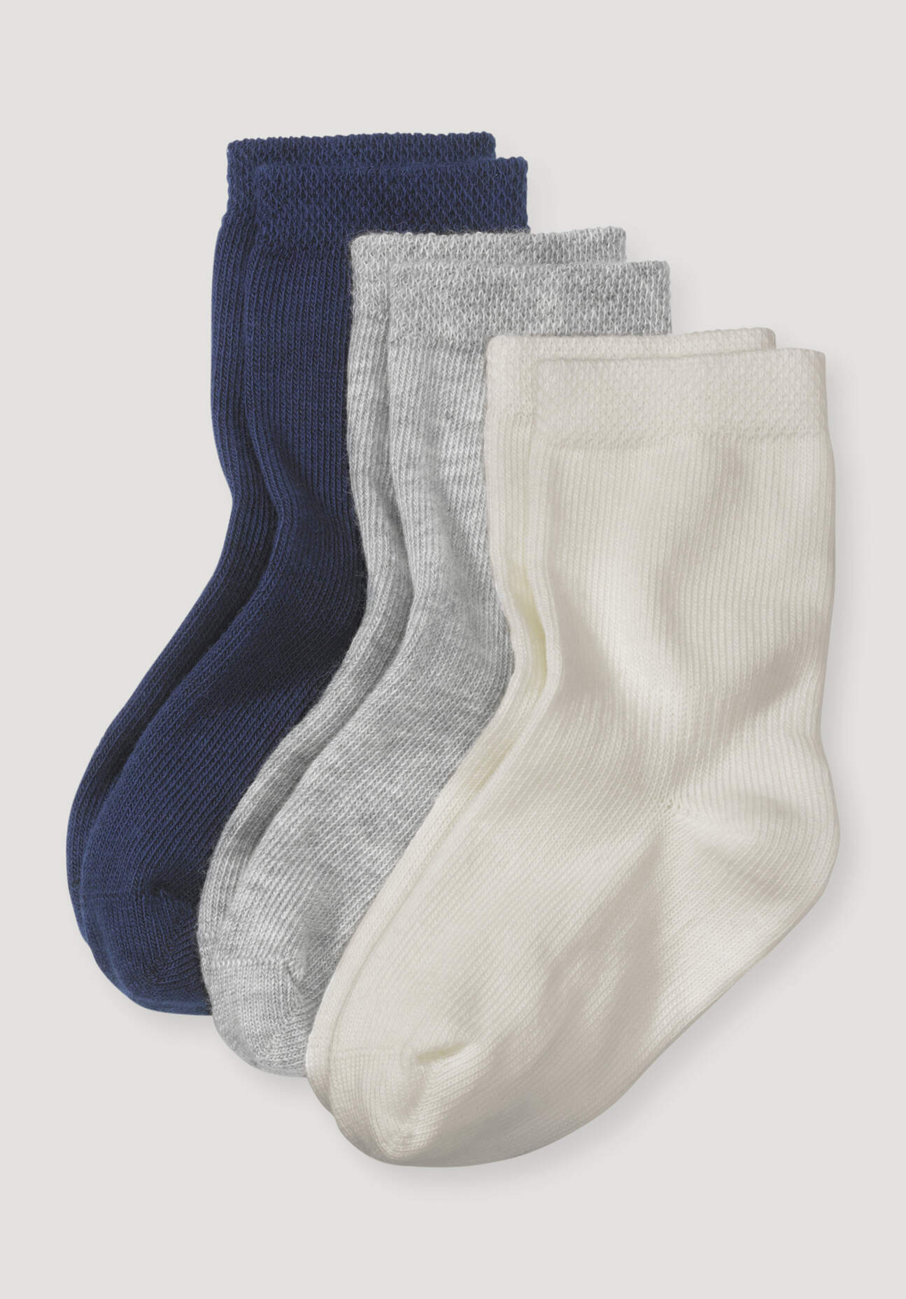 hessnatur Baby Socken aus Bio-Baumwolle - blau Grösse17-18