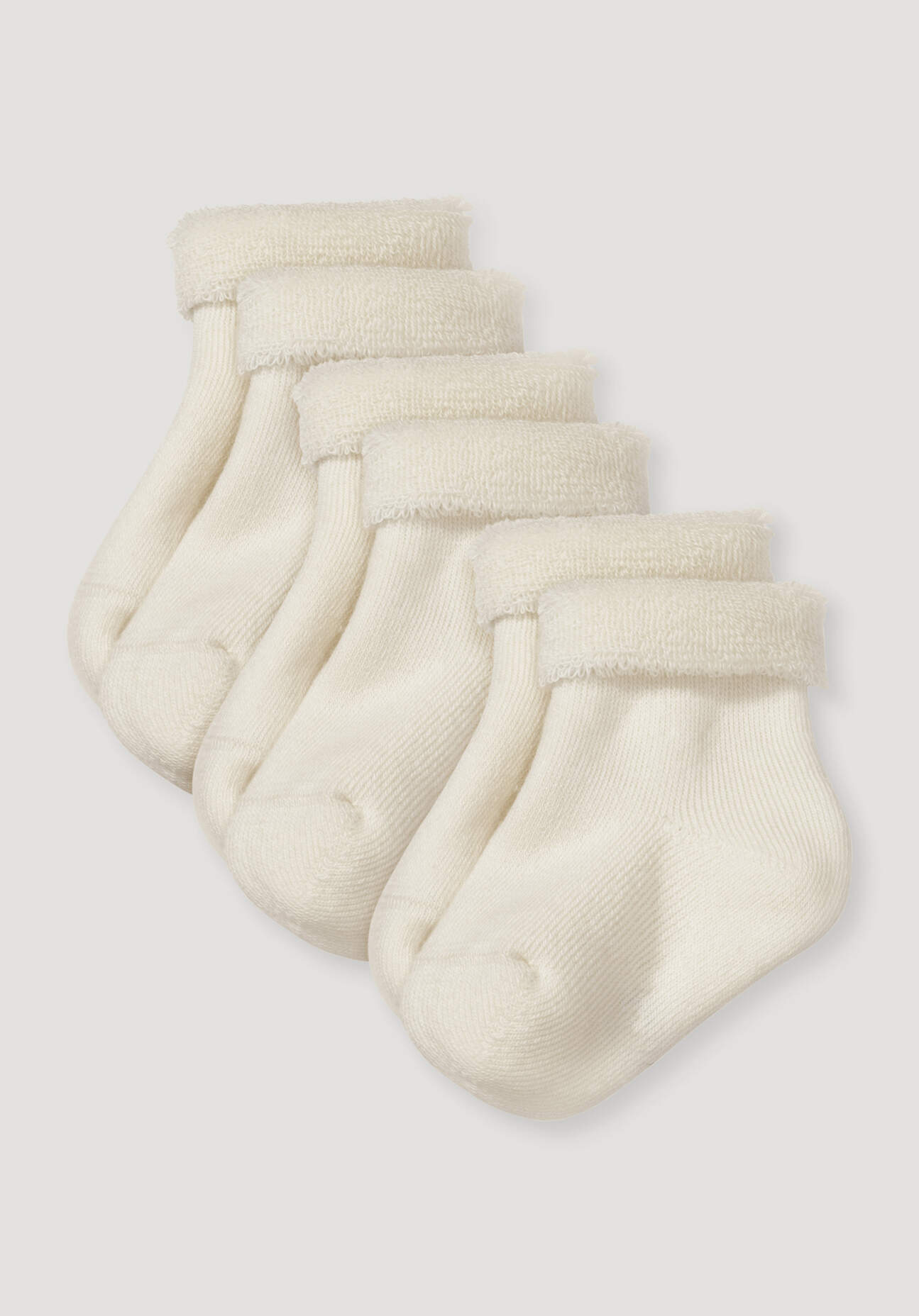 hessnatur Baby Plüsch Socken aus Bio-Baumwolle - naturfarben Grösse15-16