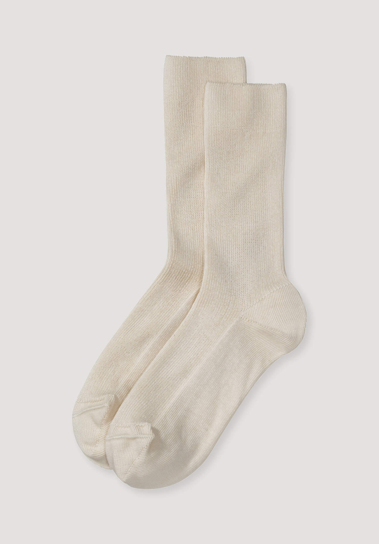 hessnatur Socken im aus Bio-Baumwolle - naturfarben Grösse40/41