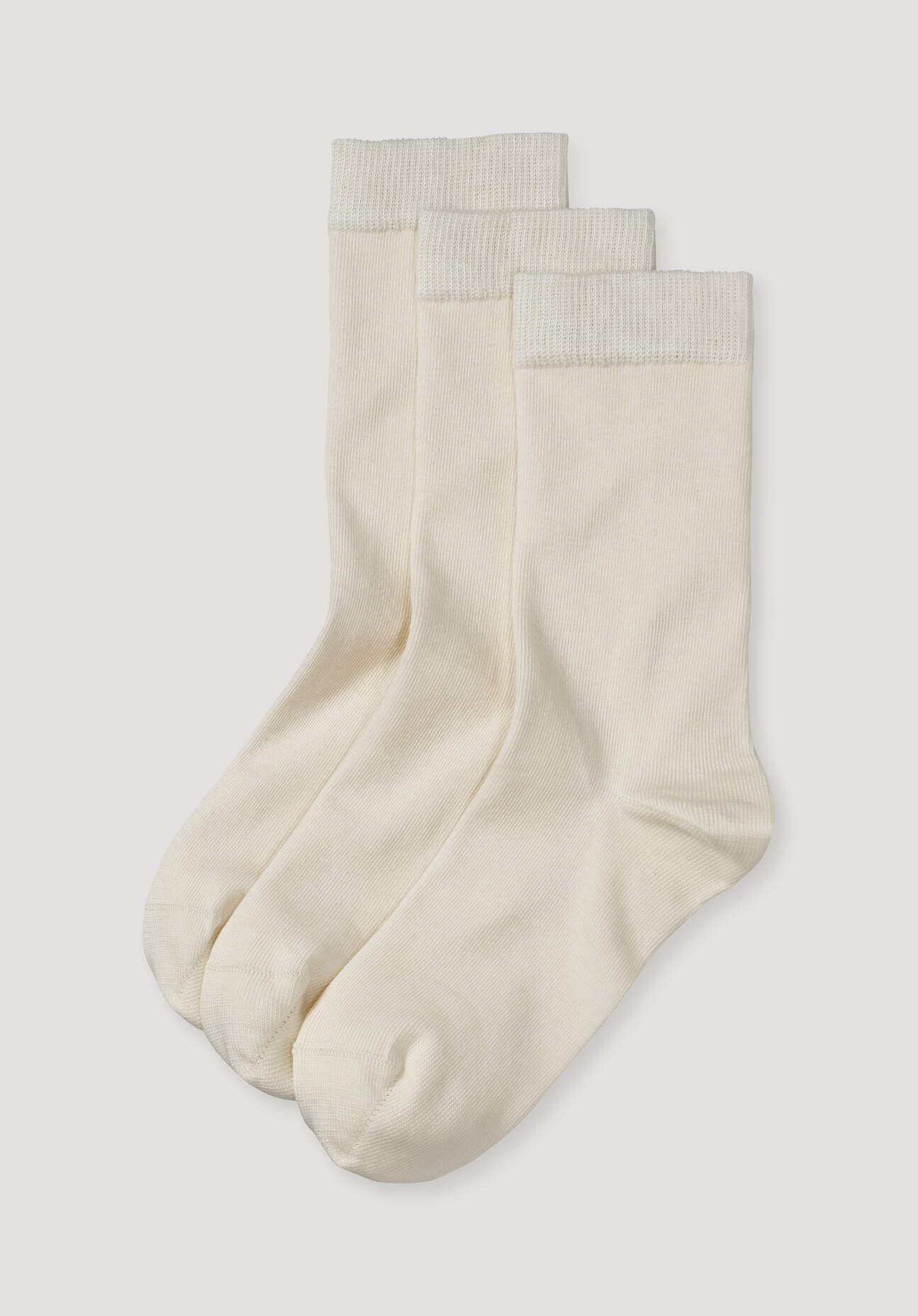 hessnatur Damen Socken aus Bio-Baumwolle - weiß Grösse41-43