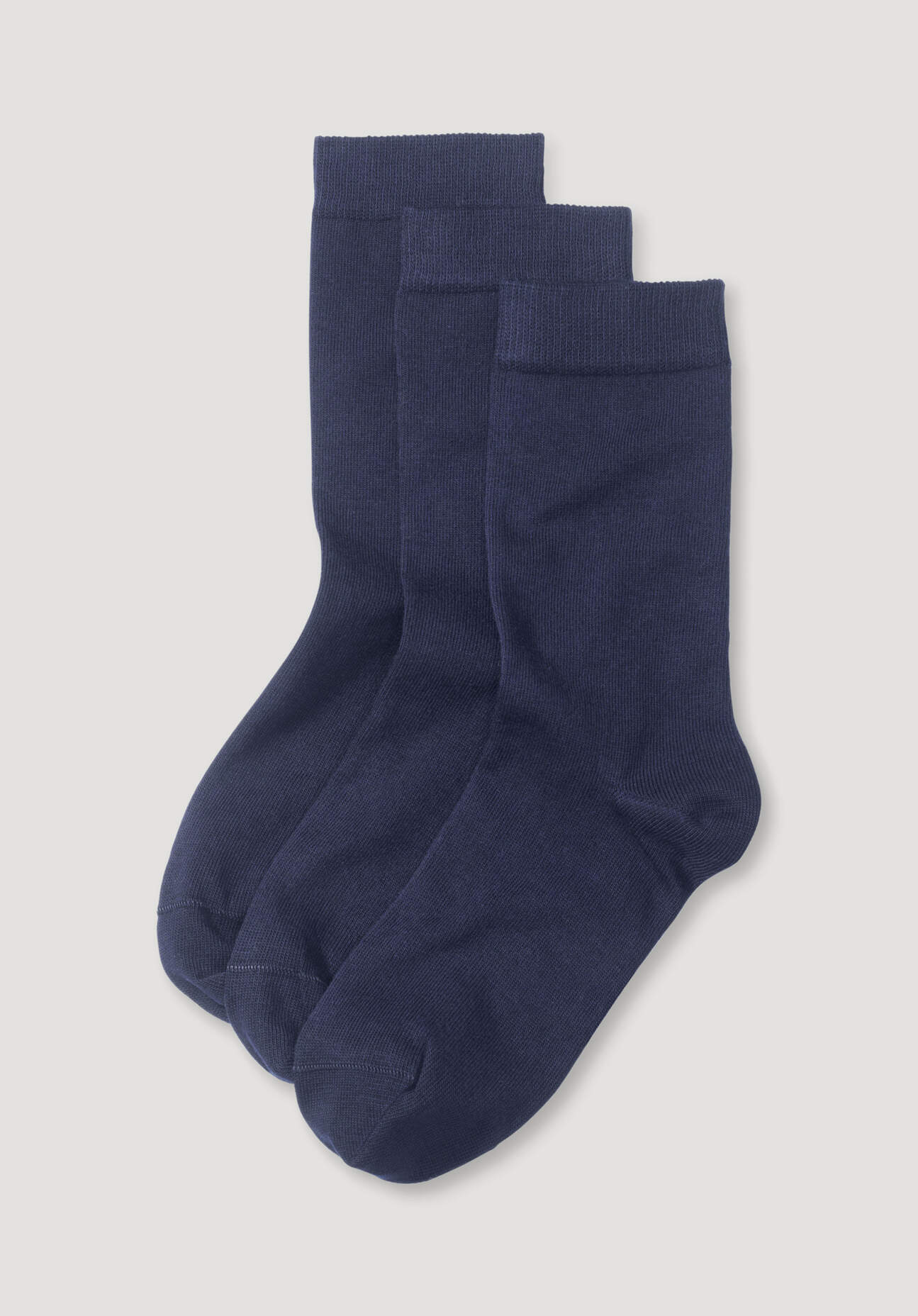 hessnatur Damen Socken aus Bio-Baumwolle - blau Grösse38-40