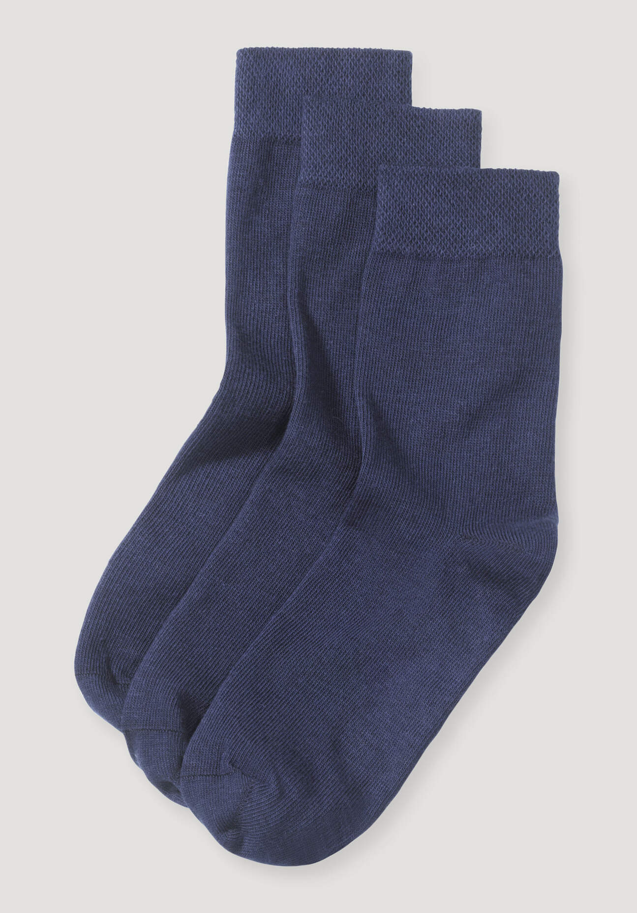 hessnatur Kinder Socken aus Bio-Baumwolle - blau Grösse35-38