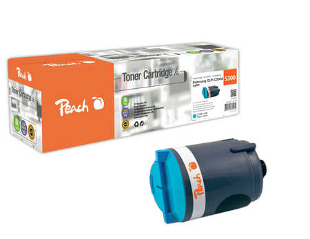 Peach S300 Toner cy ersetzt Samsung CLP-C300A/ELS für z.B. Samsung CLP -300, Samsung CLP -300 N, Samsung CLP -300 NG, Samsung CLX -2100