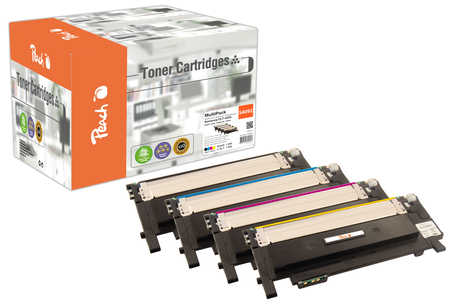 Peach S4092 4 Toner (bk, c/m/y) ersetzt Samsung CLT-P4092C/ELS, SU392A für z.B. Samsung CLP -310, Samsung CLP -310 N, Samsung CLP -315