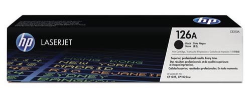 HP H126ABK Tonermodule bk - HP No. 126A BK, CE310A für z.B. HP Color LaserJet Pro CP 1000, HP Color LaserJet Pro CP 1020, HP LaserJet CP 1000