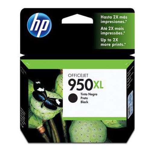HP H950XLbk Druckerpatronen XL bk - HP No. 950XL bk, CN045A für z.B. HP OfficeJet Pro 251 dw, HP OfficeJet Pro 276 dw