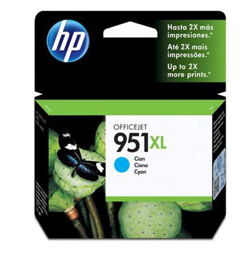 HP H951XLc Druckerpatronen XL cy - HP No. 951XL c, CN046A für z.B. HP OfficeJet Pro 251 dw, HP OfficeJet Pro 276 dw, HP OfficeJet Pro 8100 ePrinter