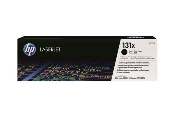 HP H131XBK Toner XL bk - HP No. 131X BK, CF210X für z.B. HP LaserJet Pro 200 color M 251 n, HP LaserJet Pro 200 color M 251 nw