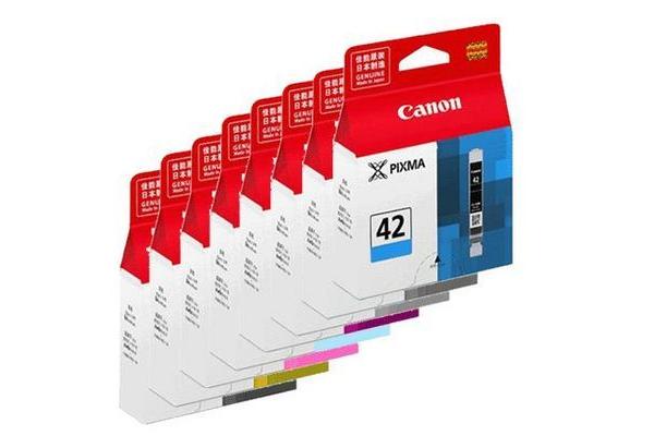 Canon C42 Druckerpatronen (bk, bkph, gy, gyph, cy, cyph, ma, maph, ye) - Canon CLI-42 für z.B. Canon Pixma Pro 100, Canon Pixma Pro 100 S