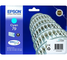 Epson E79c Druckerpatronen cy - Epson No. 79 c, C13T79124010 für z.B. Epson WorkForce Pro WF -4600, Epson WorkForce Pro WF -4630 DWF