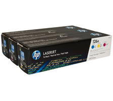 HP H126A Tonermodule col - HP No. 126A, CF341A für z.B. HP Color LaserJet Pro CP 1000, HP Color LaserJet Pro CP 1020, HP Color LaserJet Pro CP 1021