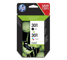 HP H301 Druckerpatronen bk - HP No. 301, N9J72AE für z.B. HP Envy 5535 e-All-in-One, HP DeskJet 2050, HP DeskJet 2540, HP Envy 5534 e-All-in-One