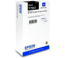 Epson E754/755/756 Druckerpatronen XL bk - Epson T7551BK, C13T755140 für z.B. Epson WorkForce Pro WF -6530 MFP, Epson WorkForce Pro WF -8010 DW
