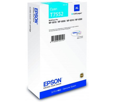 Epson E754/755/756 Druckerpatronen XL cy - Epson T7552C, C13T755240 für z.B. Epson WorkForce Pro WF -6530 MFP, Epson WorkForce Pro WF -8010 DW
